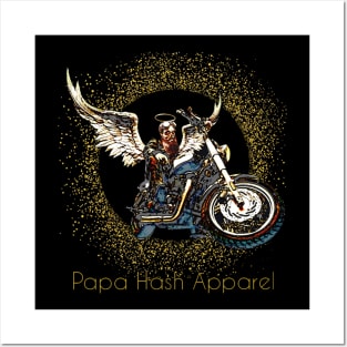 Papa Hash Apparel Angel Posters and Art